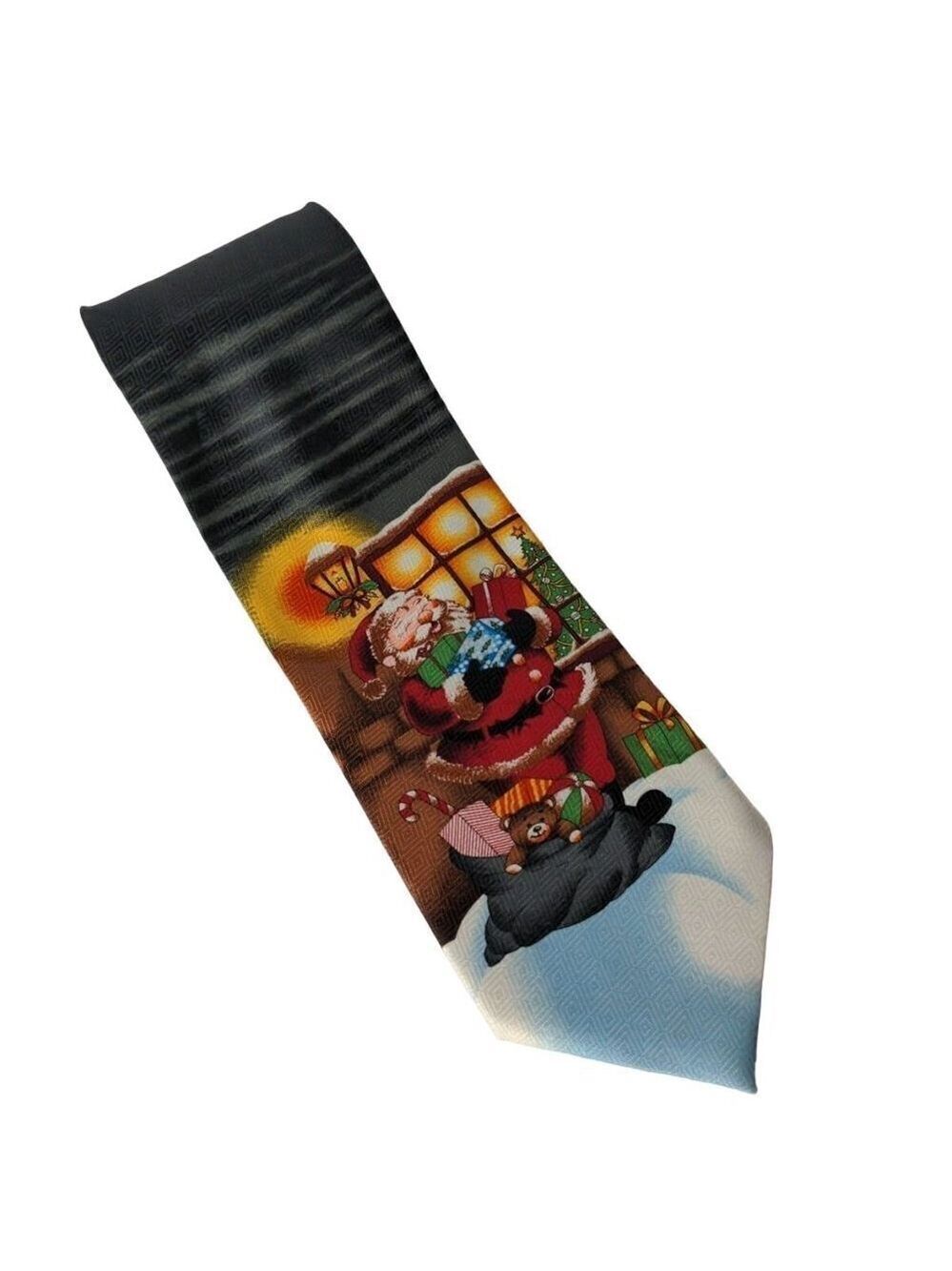 Holiday Seasons Christmas Santa Claus Novelty Tie
